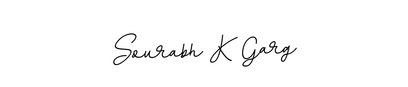 How to Draw Sourabh K Garg signature style? BallpointsItalic-DORy9 is a latest design signature styles for name Sourabh K Garg. Sourabh K Garg signature style 11 images and pictures png