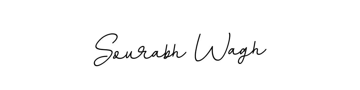 Design your own signature with our free online signature maker. With this signature software, you can create a handwritten (BallpointsItalic-DORy9) signature for name Sourabh Wagh. Sourabh Wagh signature style 11 images and pictures png