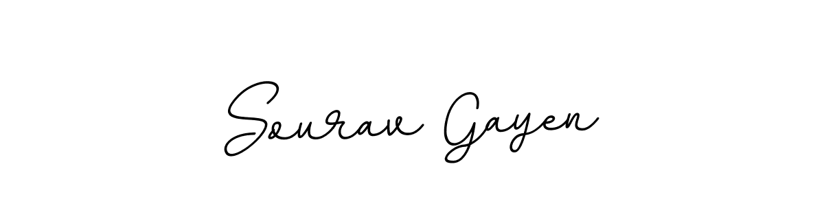 Create a beautiful signature design for name Sourav Gayen. With this signature (BallpointsItalic-DORy9) fonts, you can make a handwritten signature for free. Sourav Gayen signature style 11 images and pictures png