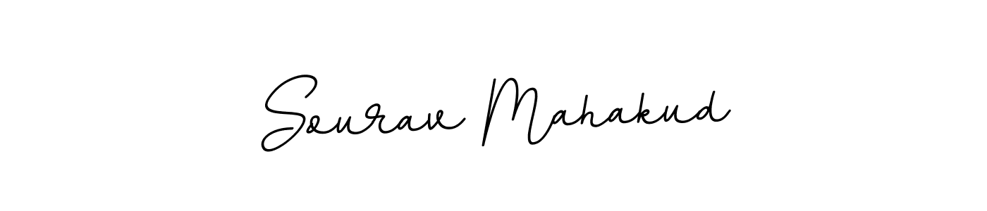 Use a signature maker to create a handwritten signature online. With this signature software, you can design (BallpointsItalic-DORy9) your own signature for name Sourav Mahakud. Sourav Mahakud signature style 11 images and pictures png