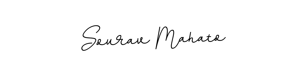 Design your own signature with our free online signature maker. With this signature software, you can create a handwritten (BallpointsItalic-DORy9) signature for name Sourav Mahato. Sourav Mahato signature style 11 images and pictures png
