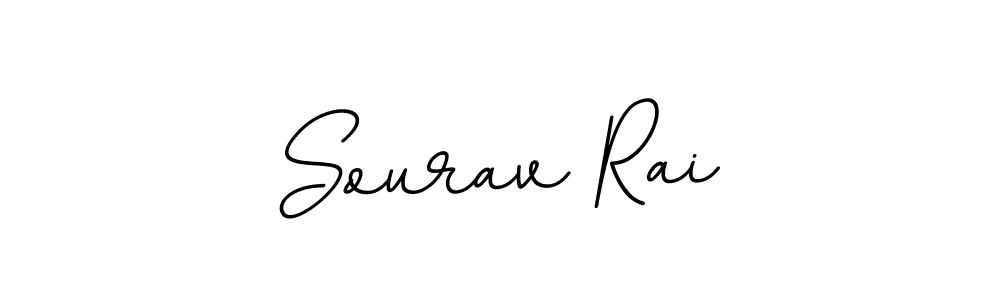 How to make Sourav Rai name signature. Use BallpointsItalic-DORy9 style for creating short signs online. This is the latest handwritten sign. Sourav Rai signature style 11 images and pictures png