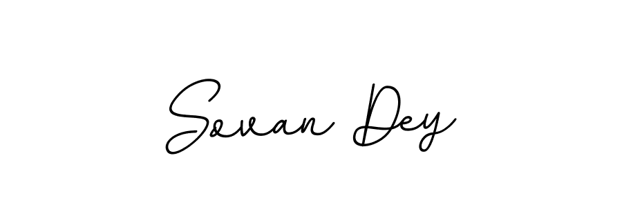 Create a beautiful signature design for name Sovan Dey. With this signature (BallpointsItalic-DORy9) fonts, you can make a handwritten signature for free. Sovan Dey signature style 11 images and pictures png