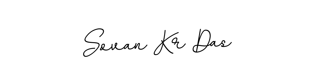 Make a beautiful signature design for name Sovan Kr Das. With this signature (BallpointsItalic-DORy9) style, you can create a handwritten signature for free. Sovan Kr Das signature style 11 images and pictures png