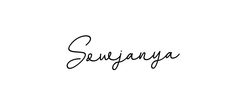 Create a beautiful signature design for name Sowjanya. With this signature (BallpointsItalic-DORy9) fonts, you can make a handwritten signature for free. Sowjanya signature style 11 images and pictures png