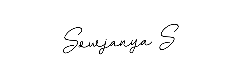 It looks lik you need a new signature style for name Sowjanya S. Design unique handwritten (BallpointsItalic-DORy9) signature with our free signature maker in just a few clicks. Sowjanya S signature style 11 images and pictures png