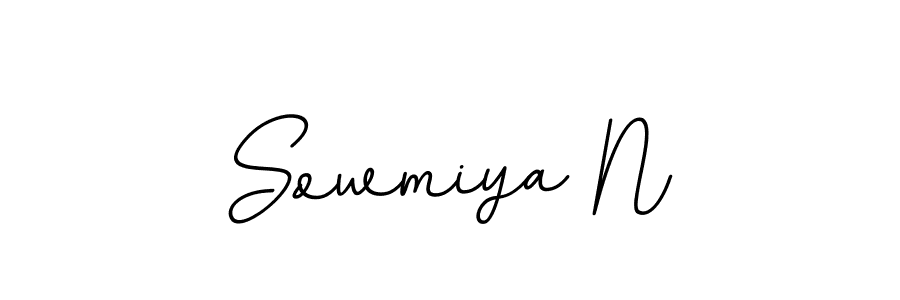 Create a beautiful signature design for name Sowmiya N. With this signature (BallpointsItalic-DORy9) fonts, you can make a handwritten signature for free. Sowmiya N signature style 11 images and pictures png