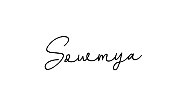 Create a beautiful signature design for name Sowmya. With this signature (BallpointsItalic-DORy9) fonts, you can make a handwritten signature for free. Sowmya signature style 11 images and pictures png