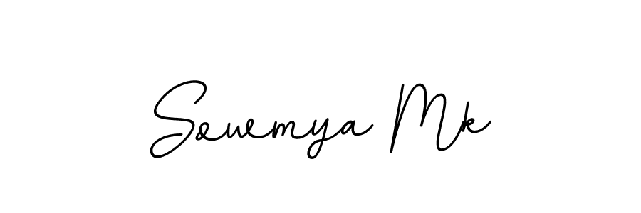 Create a beautiful signature design for name Sowmya Mk. With this signature (BallpointsItalic-DORy9) fonts, you can make a handwritten signature for free. Sowmya Mk signature style 11 images and pictures png