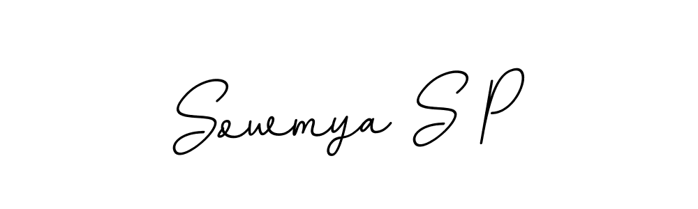 Make a beautiful signature design for name Sowmya S P. Use this online signature maker to create a handwritten signature for free. Sowmya S P signature style 11 images and pictures png