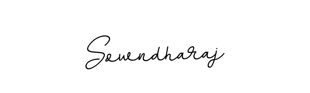 How to make Sowndharaj name signature. Use BallpointsItalic-DORy9 style for creating short signs online. This is the latest handwritten sign. Sowndharaj signature style 11 images and pictures png