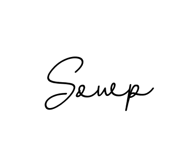 You should practise on your own different ways (BallpointsItalic-DORy9) to write your name (Sowp) in signature. don't let someone else do it for you. Sowp signature style 11 images and pictures png