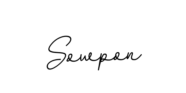 Sowpon stylish signature style. Best Handwritten Sign (BallpointsItalic-DORy9) for my name. Handwritten Signature Collection Ideas for my name Sowpon. Sowpon signature style 11 images and pictures png