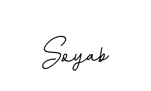 Create a beautiful signature design for name Soyab. With this signature (BallpointsItalic-DORy9) fonts, you can make a handwritten signature for free. Soyab signature style 11 images and pictures png