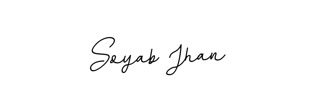 The best way (BallpointsItalic-DORy9) to make a short signature is to pick only two or three words in your name. The name Soyab Jhan include a total of six letters. For converting this name. Soyab Jhan signature style 11 images and pictures png