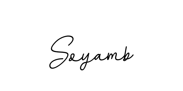Soyamb stylish signature style. Best Handwritten Sign (BallpointsItalic-DORy9) for my name. Handwritten Signature Collection Ideas for my name Soyamb. Soyamb signature style 11 images and pictures png