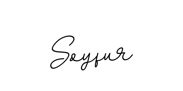 The best way (BallpointsItalic-DORy9) to make a short signature is to pick only two or three words in your name. The name Soyfur include a total of six letters. For converting this name. Soyfur signature style 11 images and pictures png