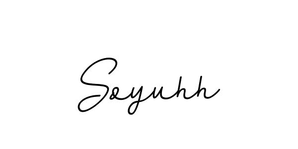 Design your own signature with our free online signature maker. With this signature software, you can create a handwritten (BallpointsItalic-DORy9) signature for name Soyuhh. Soyuhh signature style 11 images and pictures png