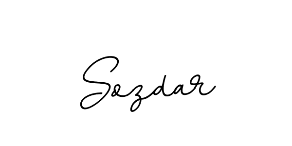Use a signature maker to create a handwritten signature online. With this signature software, you can design (BallpointsItalic-DORy9) your own signature for name Sozdar. Sozdar signature style 11 images and pictures png