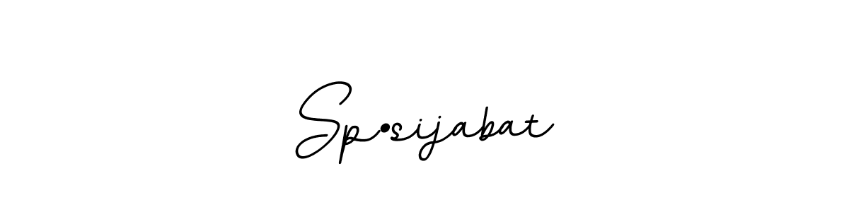 Make a beautiful signature design for name Sp•sijabat. With this signature (BallpointsItalic-DORy9) style, you can create a handwritten signature for free. Sp•sijabat signature style 11 images and pictures png