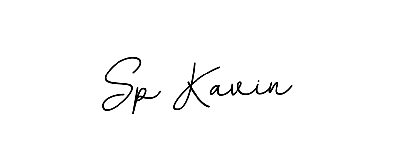Use a signature maker to create a handwritten signature online. With this signature software, you can design (BallpointsItalic-DORy9) your own signature for name Sp Kavin. Sp Kavin signature style 11 images and pictures png