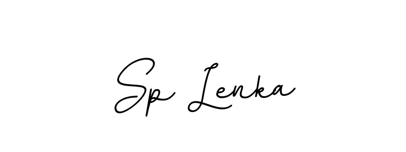 The best way (BallpointsItalic-DORy9) to make a short signature is to pick only two or three words in your name. The name Sp Lenka include a total of six letters. For converting this name. Sp Lenka signature style 11 images and pictures png