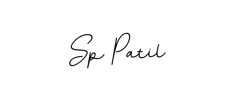 Use a signature maker to create a handwritten signature online. With this signature software, you can design (BallpointsItalic-DORy9) your own signature for name Sp Patil. Sp Patil signature style 11 images and pictures png