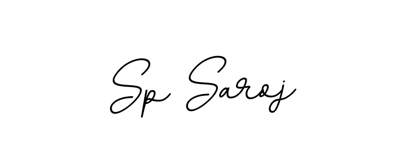 Design your own signature with our free online signature maker. With this signature software, you can create a handwritten (BallpointsItalic-DORy9) signature for name Sp Saroj. Sp Saroj signature style 11 images and pictures png