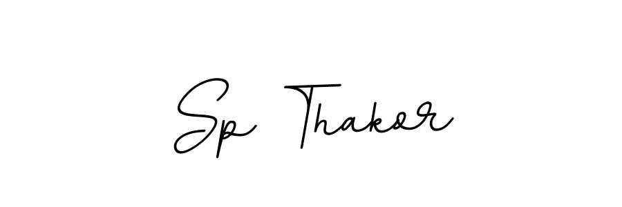 Make a beautiful signature design for name Sp Thakor. With this signature (BallpointsItalic-DORy9) style, you can create a handwritten signature for free. Sp Thakor signature style 11 images and pictures png