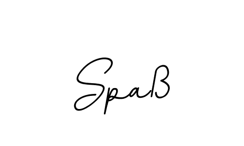 The best way (BallpointsItalic-DORy9) to make a short signature is to pick only two or three words in your name. The name Spaß include a total of six letters. For converting this name. Spaß signature style 11 images and pictures png