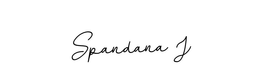 Also we have Spandana J name is the best signature style. Create professional handwritten signature collection using BallpointsItalic-DORy9 autograph style. Spandana J signature style 11 images and pictures png