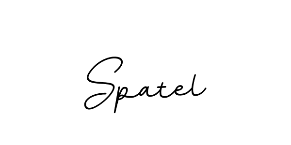 Make a beautiful signature design for name Spatel. With this signature (BallpointsItalic-DORy9) style, you can create a handwritten signature for free. Spatel signature style 11 images and pictures png