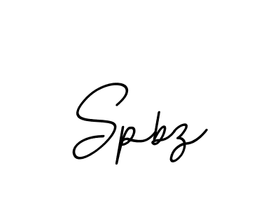 Design your own signature with our free online signature maker. With this signature software, you can create a handwritten (BallpointsItalic-DORy9) signature for name Spbz. Spbz signature style 11 images and pictures png