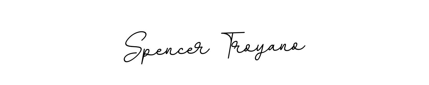 Make a beautiful signature design for name Spencer Troyano. With this signature (BallpointsItalic-DORy9) style, you can create a handwritten signature for free. Spencer Troyano signature style 11 images and pictures png