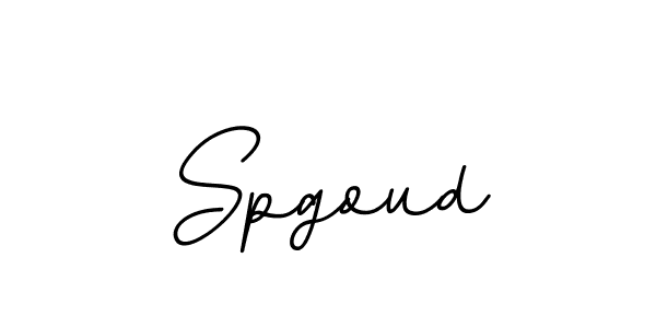 How to make Spgoud signature? BallpointsItalic-DORy9 is a professional autograph style. Create handwritten signature for Spgoud name. Spgoud signature style 11 images and pictures png