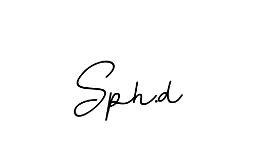 Create a beautiful signature design for name Sph.d. With this signature (BallpointsItalic-DORy9) fonts, you can make a handwritten signature for free. Sph.d signature style 11 images and pictures png