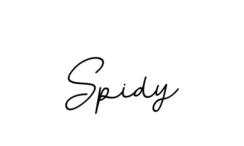 How to make Spidy signature? BallpointsItalic-DORy9 is a professional autograph style. Create handwritten signature for Spidy name. Spidy signature style 11 images and pictures png