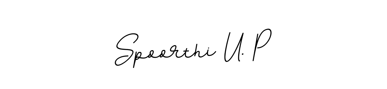 How to make Spoorthi U. P signature? BallpointsItalic-DORy9 is a professional autograph style. Create handwritten signature for Spoorthi U. P name. Spoorthi U. P signature style 11 images and pictures png