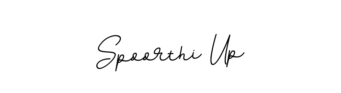 Use a signature maker to create a handwritten signature online. With this signature software, you can design (BallpointsItalic-DORy9) your own signature for name Spoorthi Up. Spoorthi Up signature style 11 images and pictures png