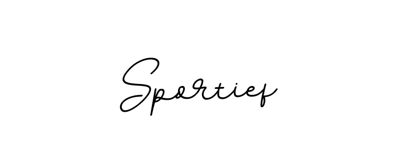 Use a signature maker to create a handwritten signature online. With this signature software, you can design (BallpointsItalic-DORy9) your own signature for name Sportief. Sportief signature style 11 images and pictures png