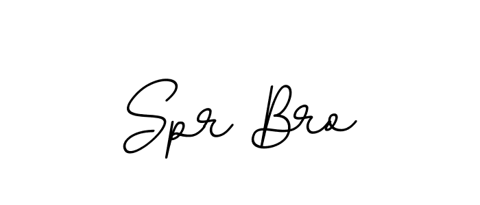 Design your own signature with our free online signature maker. With this signature software, you can create a handwritten (BallpointsItalic-DORy9) signature for name Spr Bro. Spr Bro signature style 11 images and pictures png