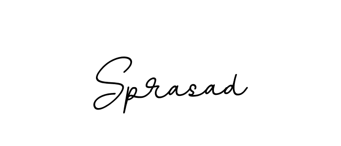 Make a beautiful signature design for name Sprasad. With this signature (BallpointsItalic-DORy9) style, you can create a handwritten signature for free. Sprasad signature style 11 images and pictures png