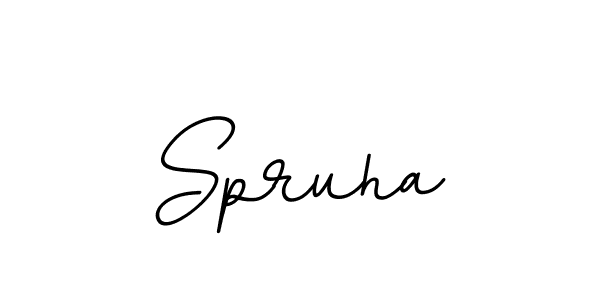 It looks lik you need a new signature style for name Spruha. Design unique handwritten (BallpointsItalic-DORy9) signature with our free signature maker in just a few clicks. Spruha signature style 11 images and pictures png
