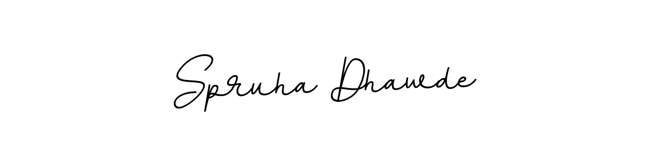 This is the best signature style for the Spruha Dhawde name. Also you like these signature font (BallpointsItalic-DORy9). Mix name signature. Spruha Dhawde signature style 11 images and pictures png