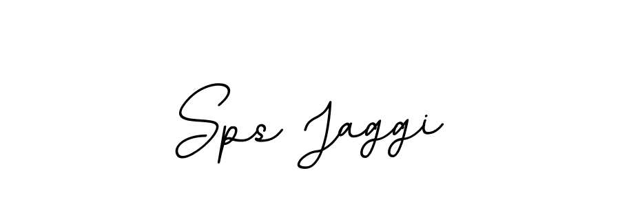 Design your own signature with our free online signature maker. With this signature software, you can create a handwritten (BallpointsItalic-DORy9) signature for name Sps Jaggi. Sps Jaggi signature style 11 images and pictures png