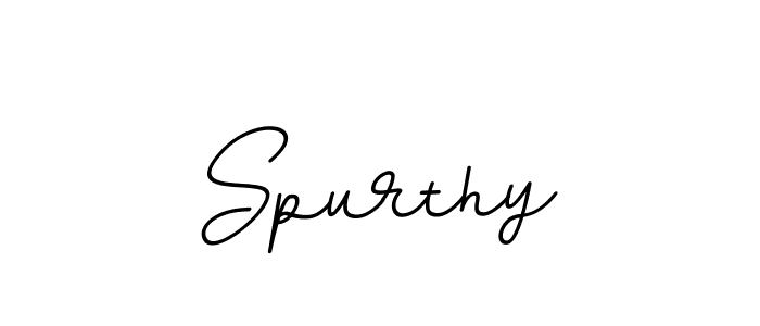 if you are searching for the best signature style for your name Spurthy. so please give up your signature search. here we have designed multiple signature styles  using BallpointsItalic-DORy9. Spurthy signature style 11 images and pictures png