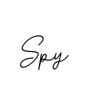 How to make Spy signature? BallpointsItalic-DORy9 is a professional autograph style. Create handwritten signature for Spy name. Spy signature style 11 images and pictures png