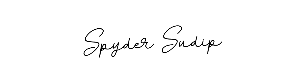 Spyder Sudip stylish signature style. Best Handwritten Sign (BallpointsItalic-DORy9) for my name. Handwritten Signature Collection Ideas for my name Spyder Sudip. Spyder Sudip signature style 11 images and pictures png