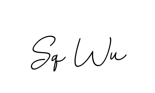 How to make Sq Wu signature? BallpointsItalic-DORy9 is a professional autograph style. Create handwritten signature for Sq Wu name. Sq Wu signature style 11 images and pictures png