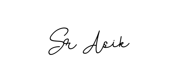 if you are searching for the best signature style for your name Sr Asik. so please give up your signature search. here we have designed multiple signature styles  using BallpointsItalic-DORy9. Sr Asik signature style 11 images and pictures png